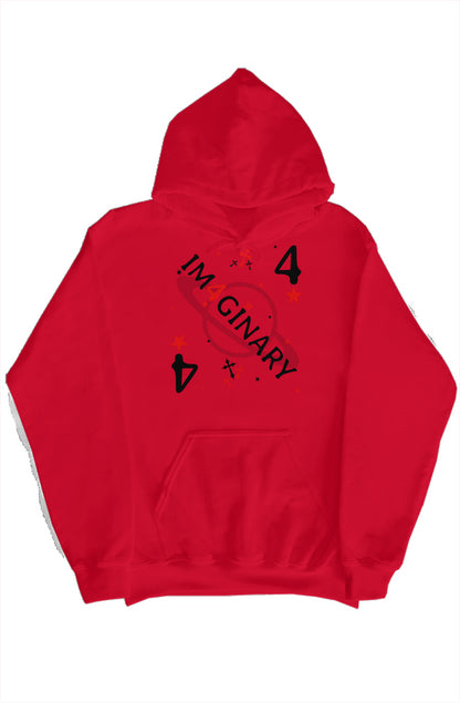 red imaginary hoodie